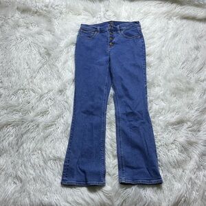 J. CREW Flare Crop Mid-Rise Jeans 27T